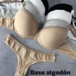 CONJ. BASE ALGODÓN C/ PUNTILLA